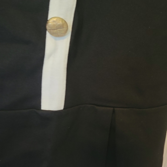 NWT River Island Sleeveless Faux Button Front Shift Mini Dress sz 6 - Picture 8 of 8